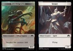 Eldrazi Spawn (0002) // Spirit (0008) Double-Sided Token - Foil